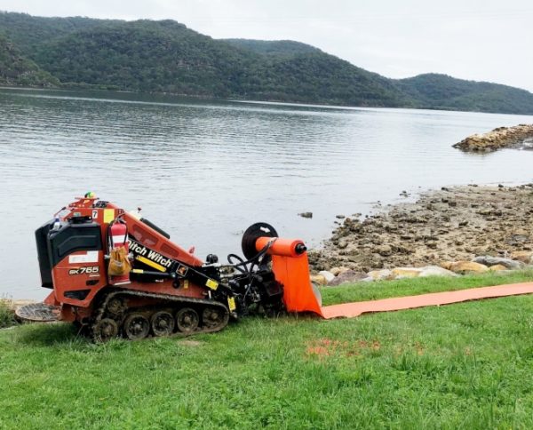 Silt Fence Installation in Action