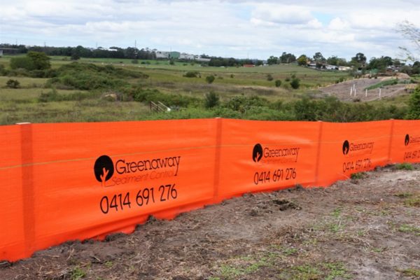 Greenaway Printed Hi-Vis Silt Fencing
